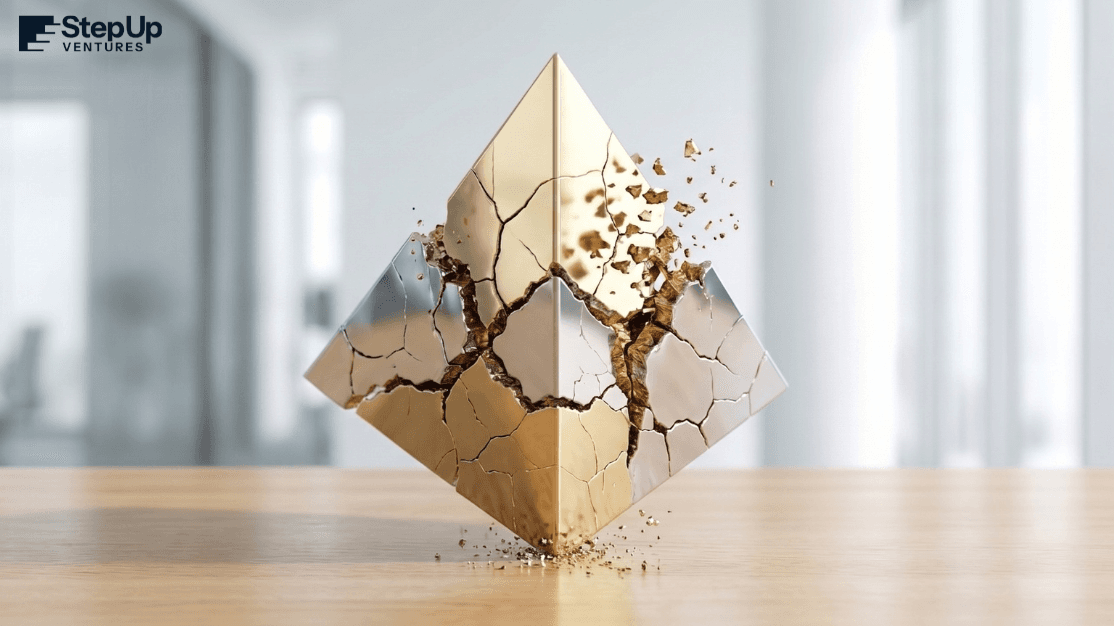 StepUp Ventures visual for The Growth Stage Death Trap: Mastering the Operational Tetrahedron