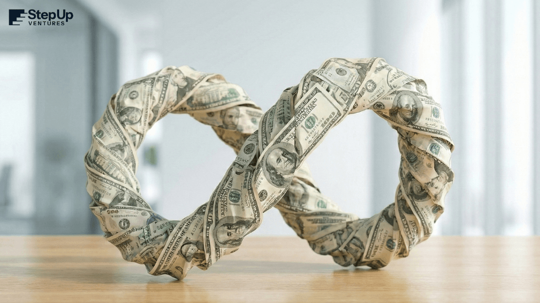 StepUp Ventures visual for When to Start Your Next Fundraise? Right Now (It Never Stops)